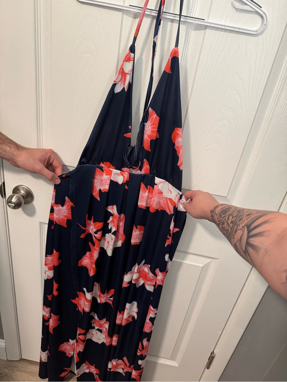 Women’s Navy Floral Dress